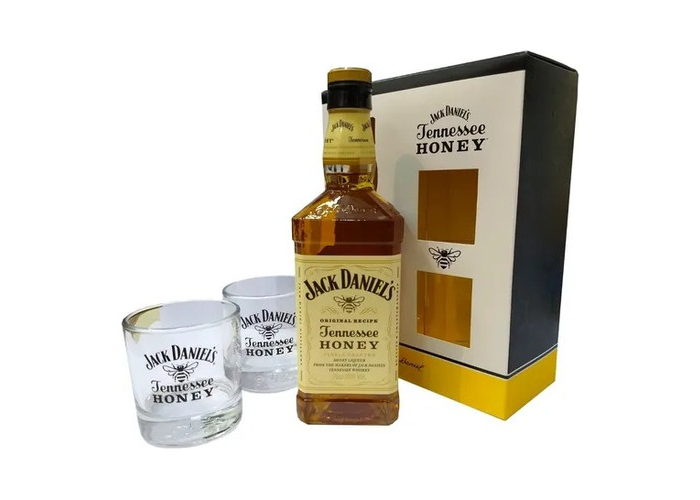 Whisky Jack Daniels Honey Bourbon 750 Ml + 2 Vasos