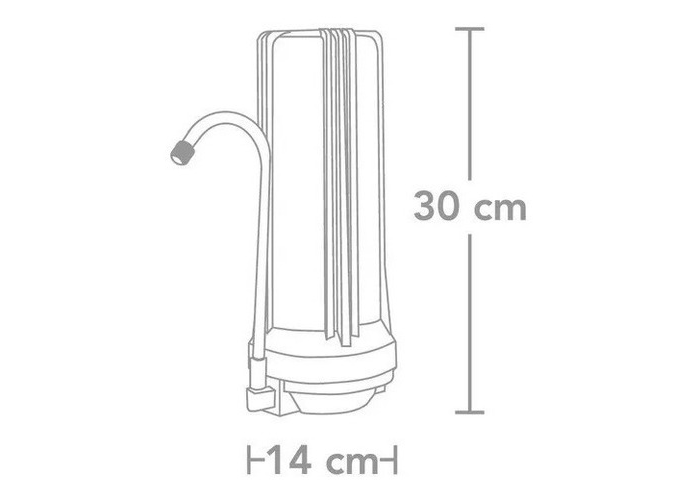 Filtro Purificador De Agua Aquatal Para Cloro Y Otros Color Blanco