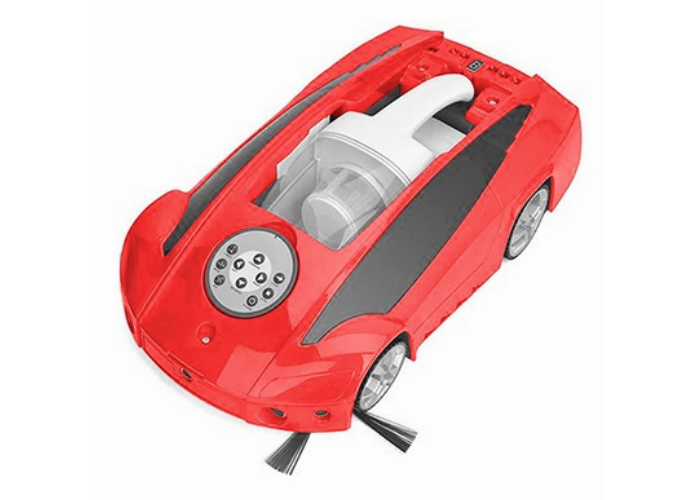 Aspiradora Robot Portatil Inalambrica Vacuum Qq4 Red Color Rojo