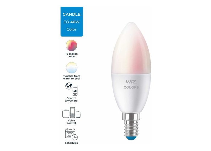 Lámpara Led Inteligente Philips Wiz 4,9w E14 Blanco Y Color Color De La Luz Rgb- E14