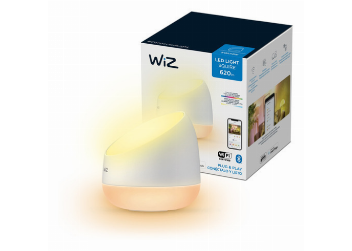Lámpara Led Inteligente Philips Wiz Squire 9w Blanco Y Colo Color De La Luz Rgb