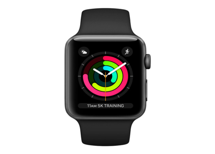 Apple Watch  Series 3 (gps) - Caja De Aluminio Gris Espacial De 42 Mm - Correa Deportiva Negro